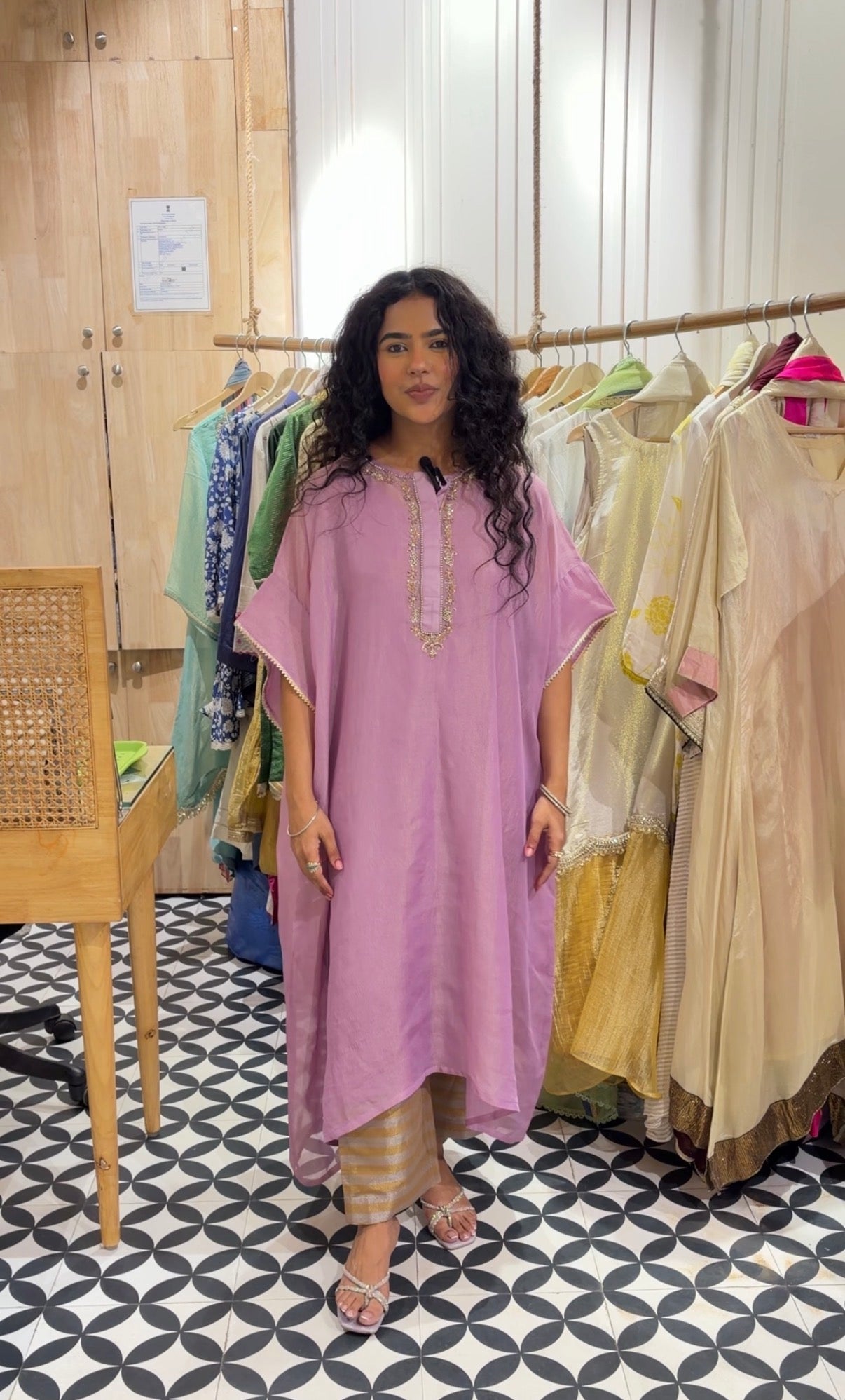 THE NAYAB kaftaan set
