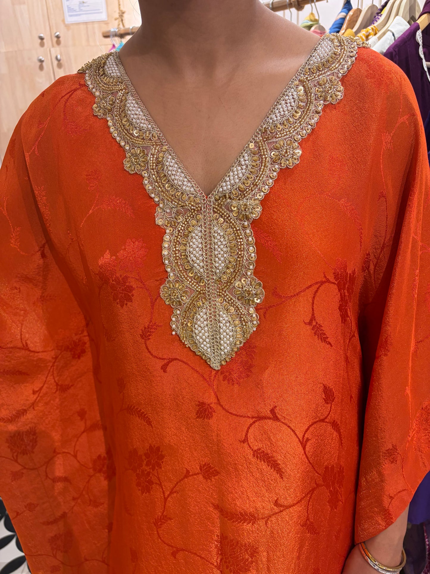 THE JANNAT kaftaan set