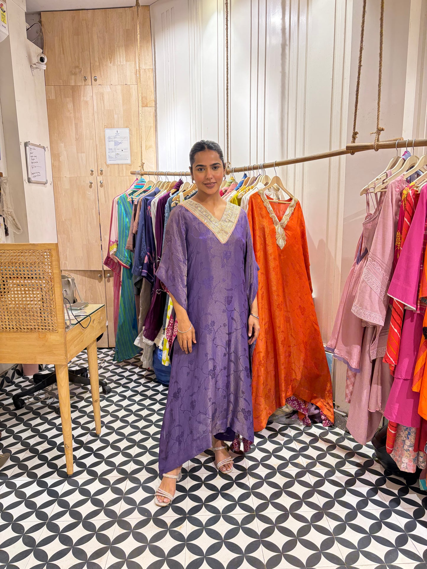 THE SHEHNAAZ kaftaan set