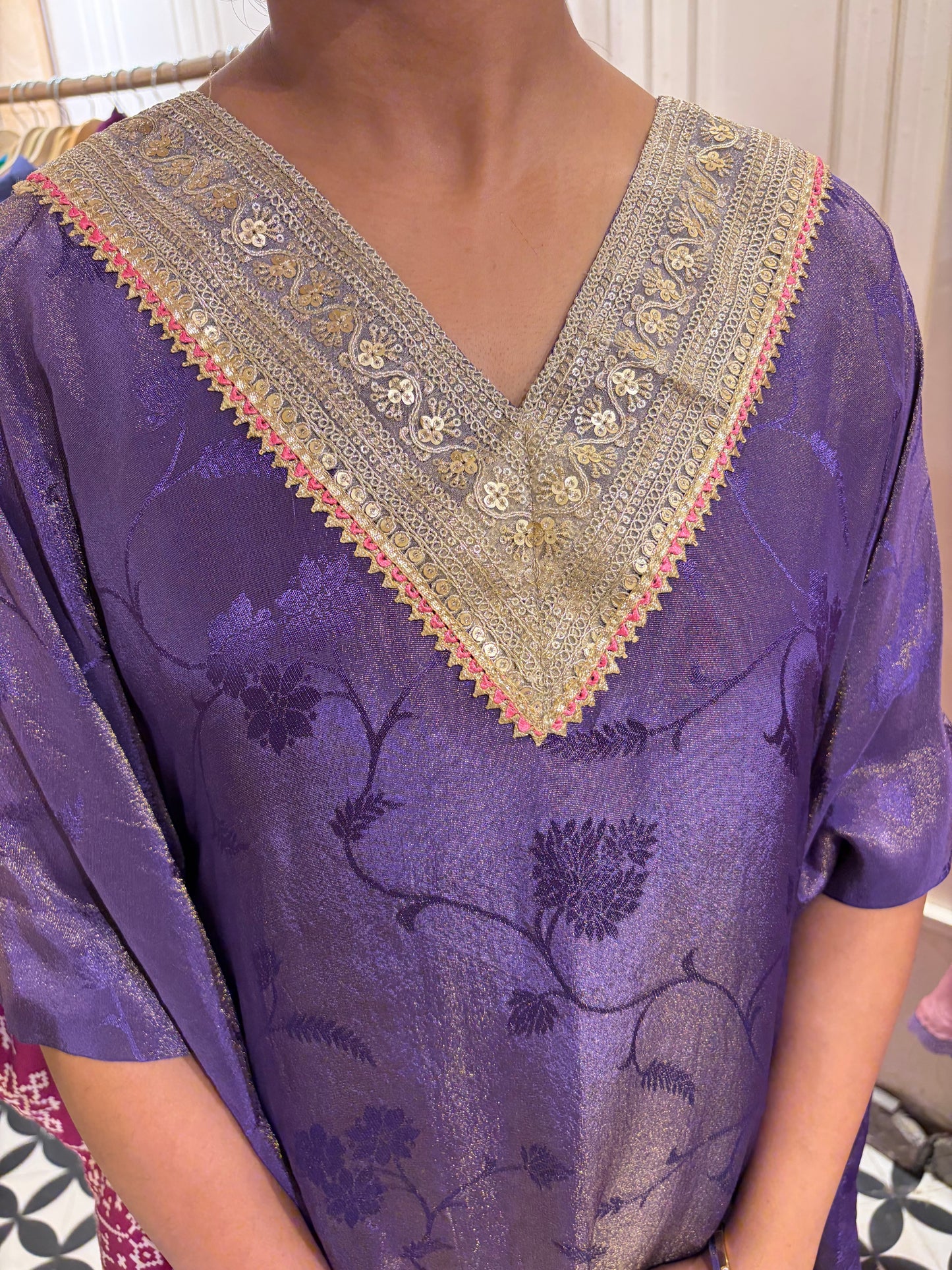 THE SHEHNAAZ kaftaan set