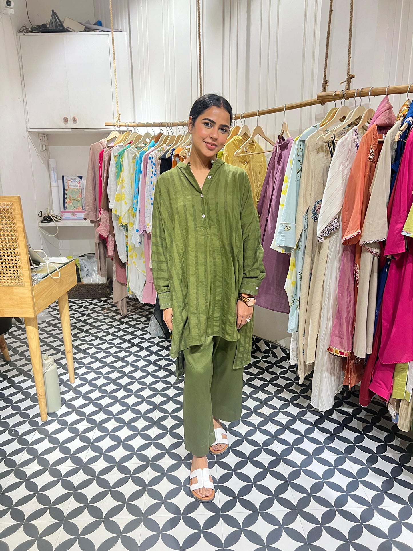 BASIL CHECKMATE co-ord set