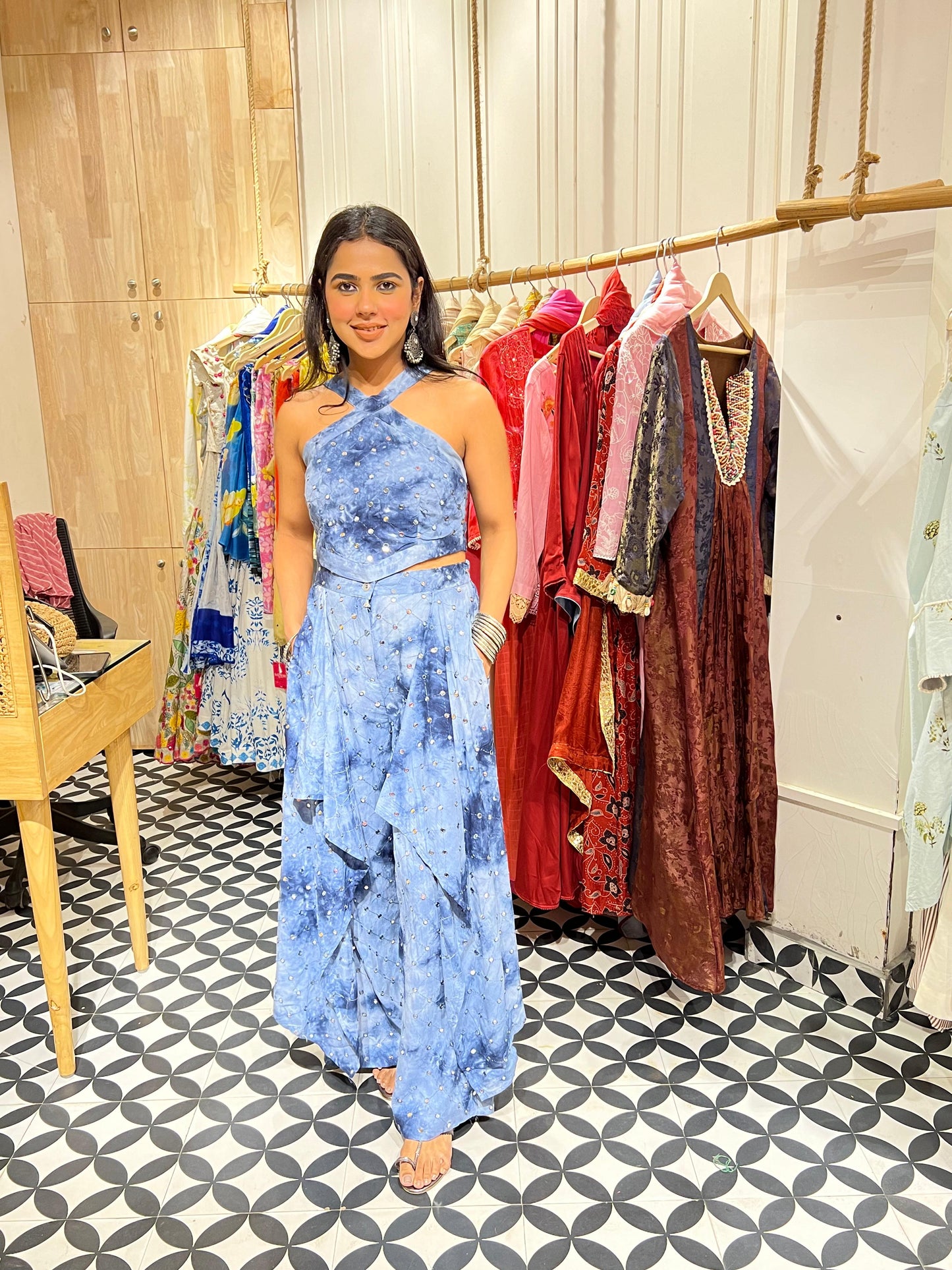 AQUA SHIMMER co-ord set