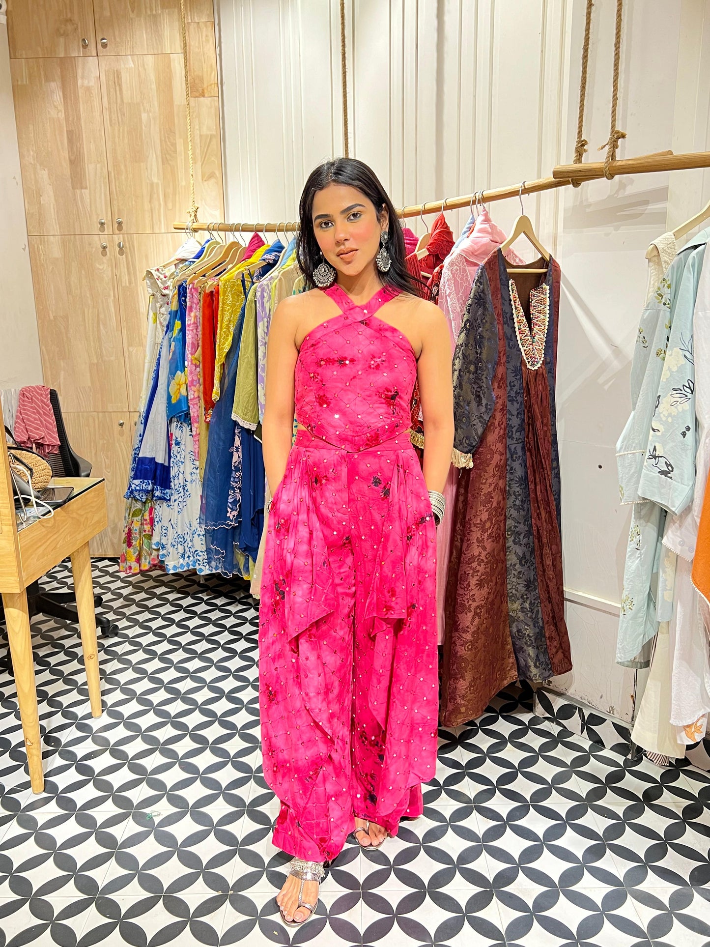 AQUA SHIMMER co-ord set