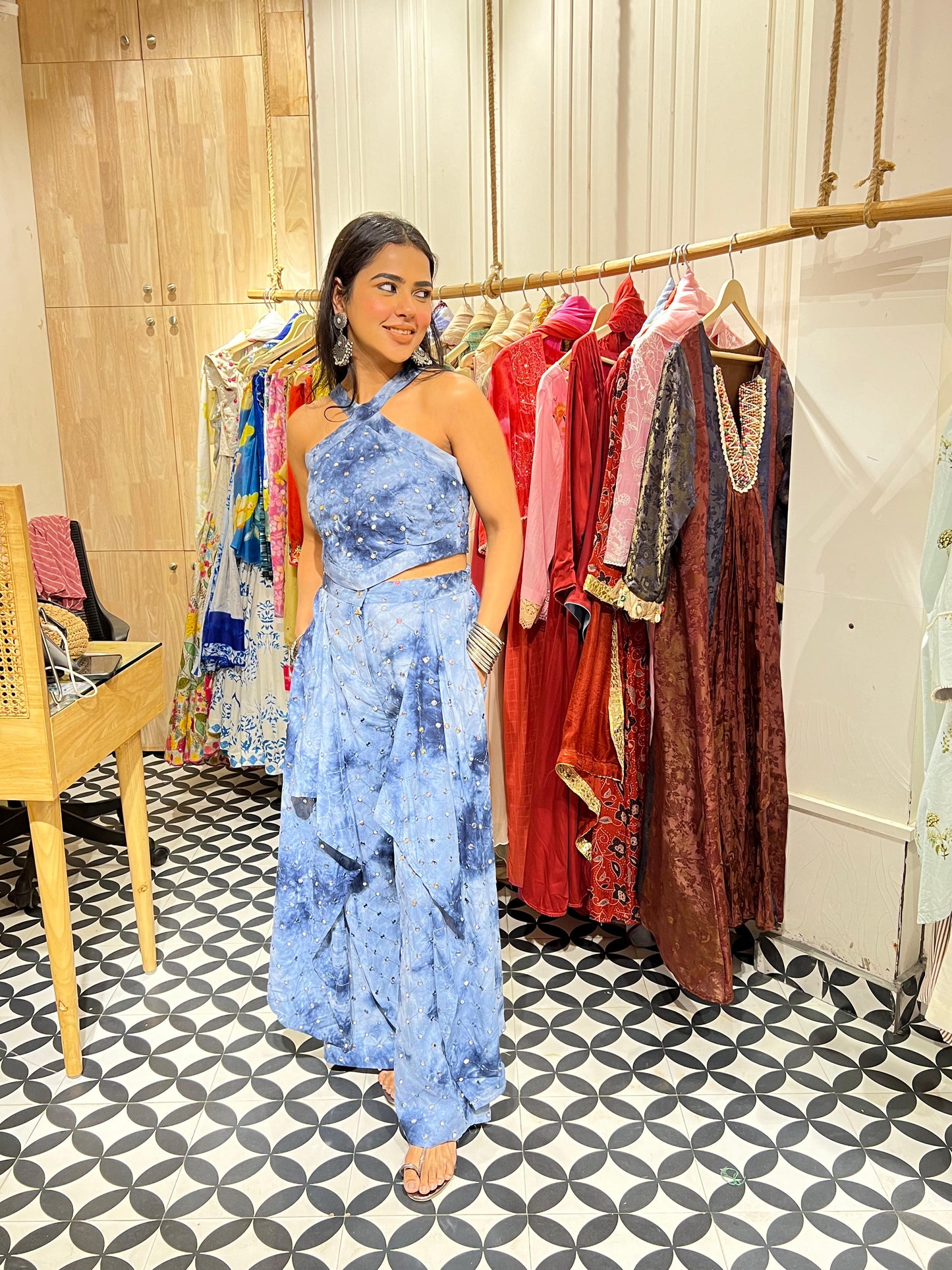 AQUA SHIMMER co-ord set