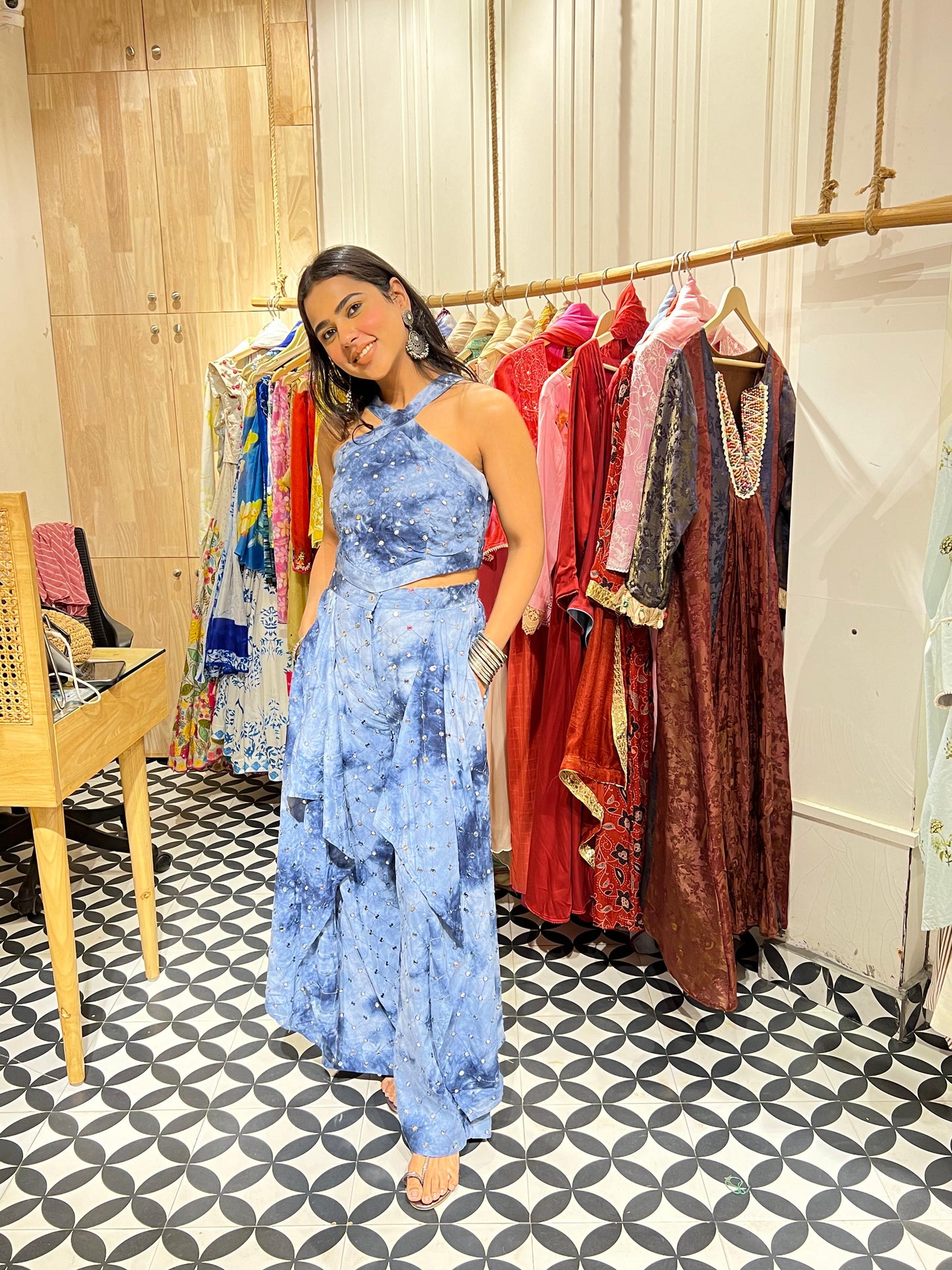 AQUA SHIMMER co-ord set