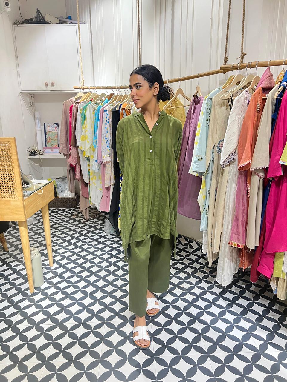 BASIL CHECKMATE co-ord set